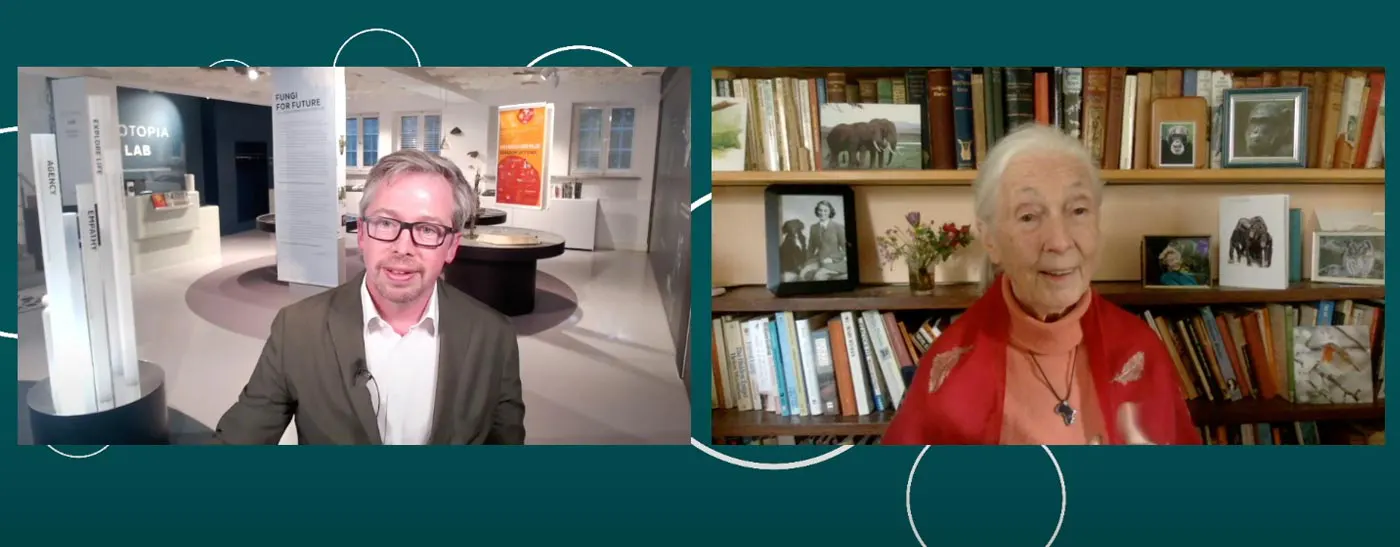 BIOTOPIA Online-Event mit Dr. Jane Goodall | Zoom und Streaming auf YouTube